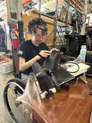 Lainey working on special projects at D4D