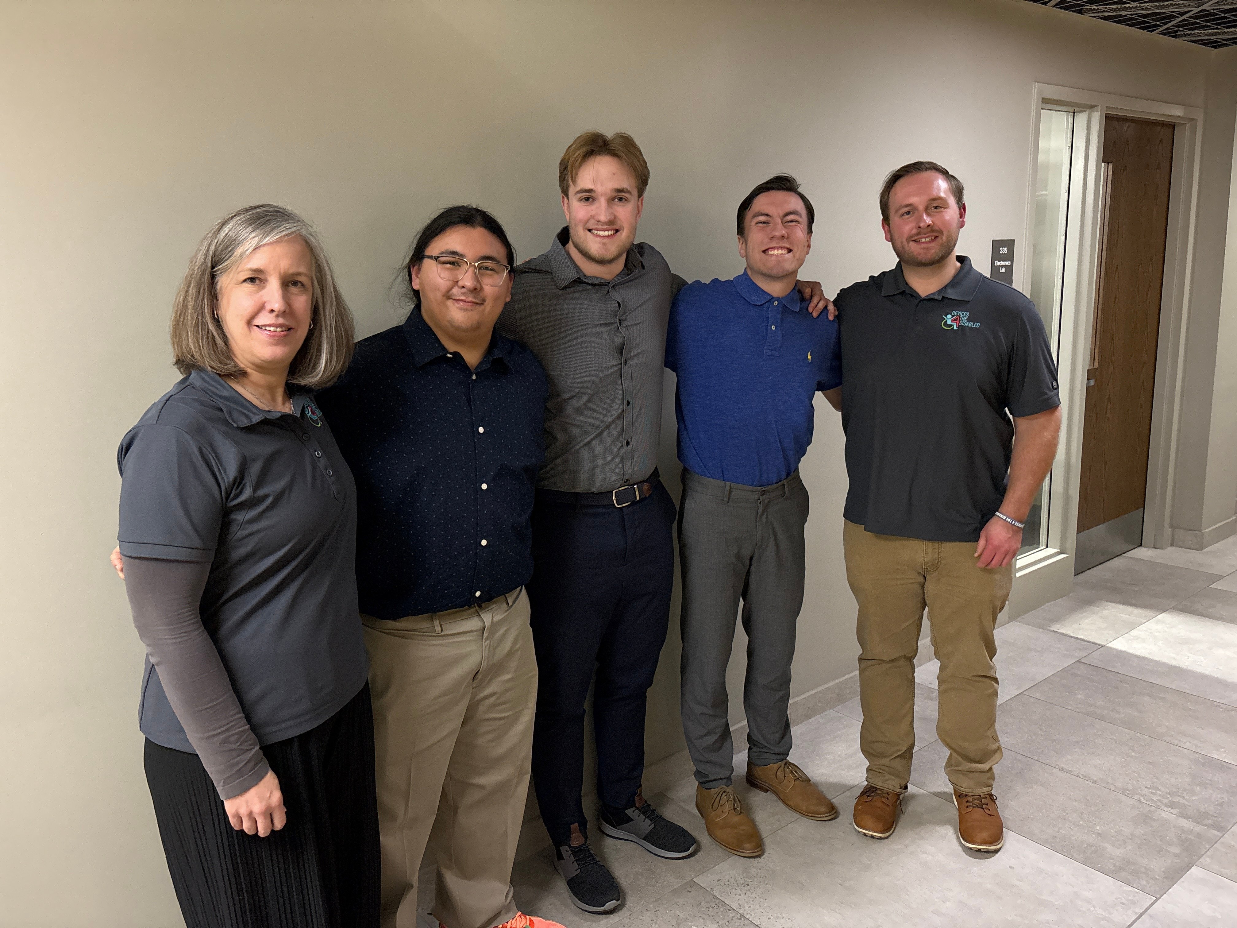 ONU engineering student and D4D team members