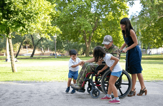 military dad and family_summer