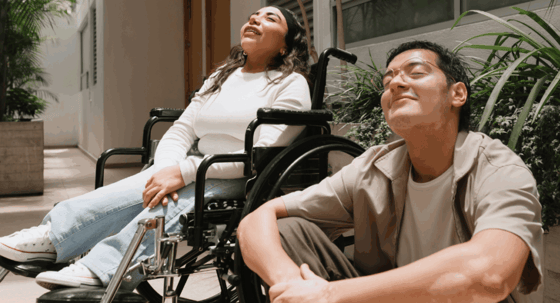 soaking in sun_disability image